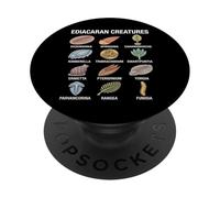 des créatures édiacariennes retracent la Vie préhistorique Ancienne PopSockets PopGrip Adhésif