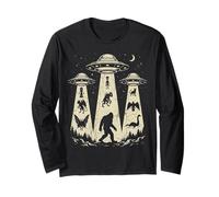 des cryptides Vintage rencontrent des ovnis et des créatures Bigfoot Loch Ness Manche Longue