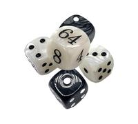 Dés de Backgammon en acrylique - Jeu de société pour interactions familiales | Dés à dupliquer Idéal pour le camping, les voyages, les soirées entre amis et activités de groupe