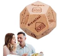 Dés de décision alimentaire, cadeaux pour lui, elle, couples, idées cadeaux, jeux de dés alimentaires, dés pour couple, cadeau pour lui, elle, dîner, dés pour anniversaire, petit ami, petite amie,