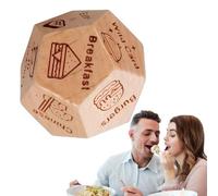 Dés de décision alimentaire, dés de décision de dîner, dés de soirée, cadeaux de couple, cadeaux de Saint-Valentin, cadeaux d'anniversaire, cadeaux de mariage, cadeaux amusants. (nourriture)