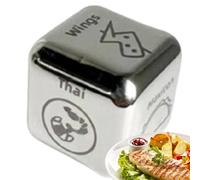 Dés de décision alimentaire | Jeux de dés Quoi pour le dîner Couples Décision Dé, Lui Elle Date Night Idée de repas romantique Dés Décideur alimentaire pour le Nouvel An Saint-Valentin