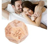 Dés de décision geste de rendez-vous et de nuit, pimentez votre vie amoureuse, rendez-vous galant, 18 poses de yoga passionnantes - Dés coquins - Dés amusants pour la Saint-Valentin pour elle et lui -