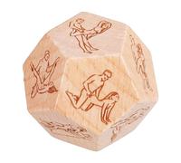 Dés de Décision pour Rendez-Vous et Nuit - Pimentez Votre Vie Amoureuse - 18 Poses de Yoga Passionnantes - Dés Coquins Amusants pour la Saint-Valentin pour Elle et Lui