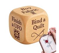Dès De Décision Quilting | Outil de Sélection pour Activités Festives,Générateur d'Idées Aléatoire pour Artisans Amateurs de Cadeau Fête École Famille - Cadeau Fête Famille École Remplissage Chaussett