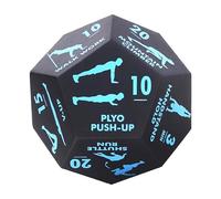 Dés de fitness, jeu de dés pour fitness de groupe, outil d'entraînement de force, défi d'entraînement, gym à domicile, voyage, sports de plein air, accessoires d'activités d'équipe, 12 x 10 x 10 cm