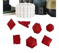 Dés De Jeu - 7 Pièces Dés Fromage | Jouet Interactif Impression 3D pour Apprentissage Mathématiques Jeu de Rôle Prise de Décision Fête Voyage Salle de Classe