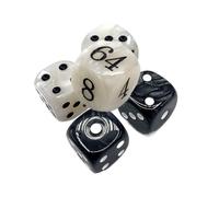 Dés de Jeu de Backgammon | Ensemble de dés de Jeu de Table en avec Sac de Rangement | Dés de Double en Acrylique pour Le Camping, Les Voyages, Les réunions Entre Amis