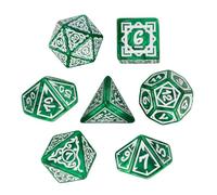 Dés de Jeu de Société | Set de 7 Dés pour Jeu de Rôle de Société | Complet avec Couleurs Vives pour Activités de Groupe Amusantes avec Amis et Famille pour Débutants