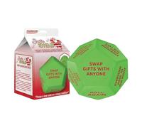 Dés de Jeu d'Échange de Cadeaux | Accessoire de Noël pour Échange de Cadeaux,Fournitures Festives pour Réunions Familiales Amis Collègues Équipe