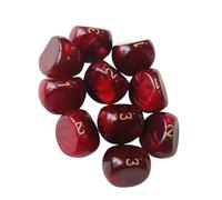 Dés de Jeu en Acrylique Transparents, durables, de Couleur, légers, sans Danger pour Les et Les Adultes, Portables en Voyage