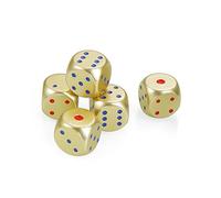 Dés de jeu en alliage d'aluminium coloré pour boutiques d'angle rond, fonctions panneau facile à prendre en main, alliage d'aluminium de luxe