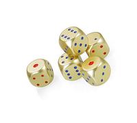 Dés de jeu en alliage d'aluminium coloré pour boutiques d'angle rond, fonctions panneau facile à prendre en main, alliage d'aluminium de luxe