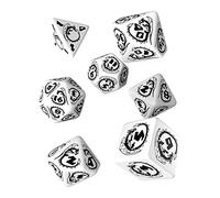 Dés de jeux blanche & noir de Dragons