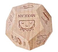 Dés de nourriture - Dés en bois pour couples, jeu romantique de rendez-vous | Dés de rendez-vous amusants à 12 côtés, idées créatives de rendez-vous nocturnes, activité romantique amusante pour les
