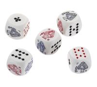 Dés de poker - PIATNIK - 2970 - 16 mm - 5 pièces - À partir de 6 ans
