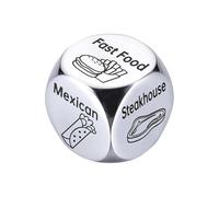 Dés de sélection de nourriture amusants pour les couples, les anniversaires de mariage et les soirées romantiques - Dés faciles à prendre des décisions alimentaires - Solution facile pour les