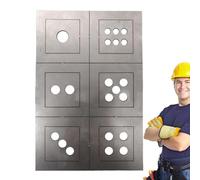 Dés de soudage en acier inoxydable | Pratique de soudage pour débutants - Feuilles métalliques robustes en acier à faible teneur en carbone pour débutants pratiquant le soudage et les amateurs de jeux