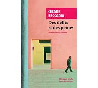 Des délits et des peines