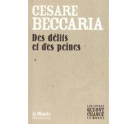 Des délits et des peines