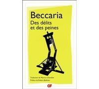 Des délits et des peines - Cesare Beccaria - Flammarion - Poche - Essai