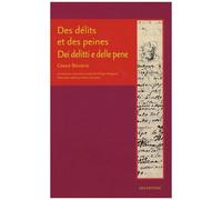 Des Délits Et Des Peines - Edition Bilingue Français-Italien