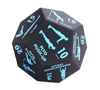 Dés d'entraînement : cube d'exercice premium à 12 faces, guide d'activités d'entraînement résistant, options de mouvement gravées claires, stimulateur simple de l'état physique à la maison