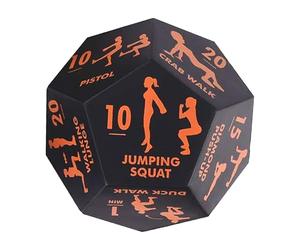 Dés d'entraînement - Dice d'exercice | Dices de fitness | Accessoires d'entraînement de motivation | Cube d'entraînement d'équipement de pratique avec 12 rares | Entraînement Homesp