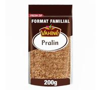 Des desserts maison savoureux avec le pralin Vahine, format familial 200g, sachet refermable Fresh Zip pour une conservation pratique - Lot de 3