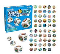 Dés d'histoire pour - 1,79 cm - Acrylique - Jeu de dés éducatif pour raconter des histoires - Jeu de narration créatif - Jeux de société pour pour développer la capacité