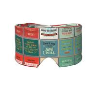 Des dictons confortables, des cache-oreilles pour dormir, un bandeau chaud et un design double face peuvent tous être utilisés. Convient pour la méditation et le yoga.