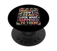 des Dinosaures Amusants n'ont Pas lu Look What Happened PopSockets PopGrip Adhésif