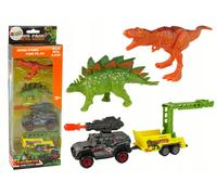 Des dinosaures construisent une remorque-fusée automatique