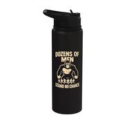 Des dizaines d'hommes ne tiennent aucune chance meme Stainless Steel Insulated Water Bottle