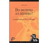 Des Doctrines Aux Réformes ? - La Modernisation De L'etat En Allemagne