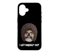 des Dreadlocks bouledogues, Je me suis laissé Sortir, des Dreads Noirs africains Coque pour iPhone 16
