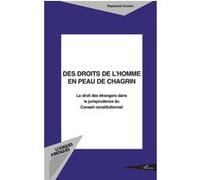 Des droits de l'homme en peau de chagrin Le droit des étrangers dans la jurisprudence du Conseil constitutionnel - Raymond Coulon - L'harmattan - broché - Livre