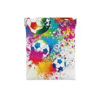 des éclaboussures colorées Partout sur Le Football, Sac de Rangement pour Femmes, Portefeuille supérieur à Presser, Petit Porte-Monnaie, Pochette de Changement