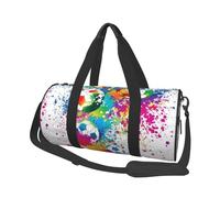 des éclaboussures colorées Partout sur Le Football, Sac de Voyage de Grande capacité, Sac à Main Rond, Sac de Voyage de Sport, fourre-Tout, Sac de Fitness