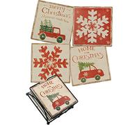 des éléments par Kathy de Noël Imprimé Box Sign Shabby Chic Home for Christmas