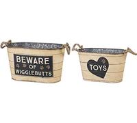 des éléments par Kathy Jouets, Méfiez-vous des Wigglebutts Tin poubelles