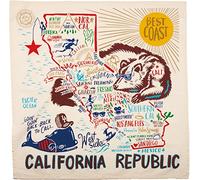 des éléments par Kathy Plat Serviette, California, 28 x 28