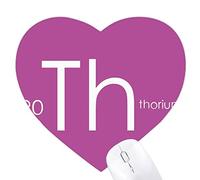 des éléments Tableau Thorium - Chimie Jeux de Tapis de Souris en Forme de Coeur