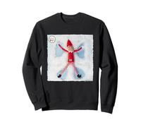 des Elfes se comportent Mal en Train de fêter Noël avec Un Ange des neiges Sweatshirt