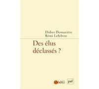 Des élus déclassés Didier Demazière (Auteur), Rémi Lefèbvre (Auteur)