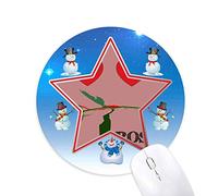 des émotions comme rose red. bonhomme de neige, tapis de souris série star mat