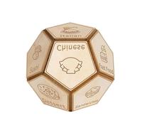 Dés en Bois À 12 Faces avec Symboles Astrologiques Roulement en Douceur pour Le Jeu Éducatif Et Les Événements Sociaux Dés De Jeu Astrologiques À Collectionner