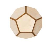 Dés en Bois À 12 Faces avec Symboles Astrologiques Roulement en Douceur pour Le Jeu Éducatif Et Les Événements Sociaux Dés De Jeu Astrologiques À Collectionner