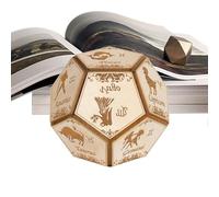 Dés En Bois À 12 Faces - Écrou Pour Décisions Jeu De Table Pour Fêtes,Jeu De Société Pour L'école Voyage Et Appartements Avec Dynamique Sociale