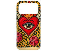 Dés en Forme de cœur ailé Flamboyant pour Tatouage, Art esthétique Coque pour iPhone 17 Pro Max